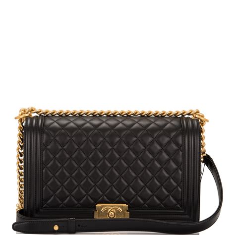 chanel leather boy bag|Chanel Boy Bag Fashion Sotheby's.